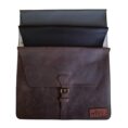Leather laptop sleeve