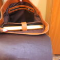 Genuine Brown Leather Backpack