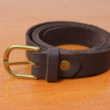 Slim leather belts for ladies